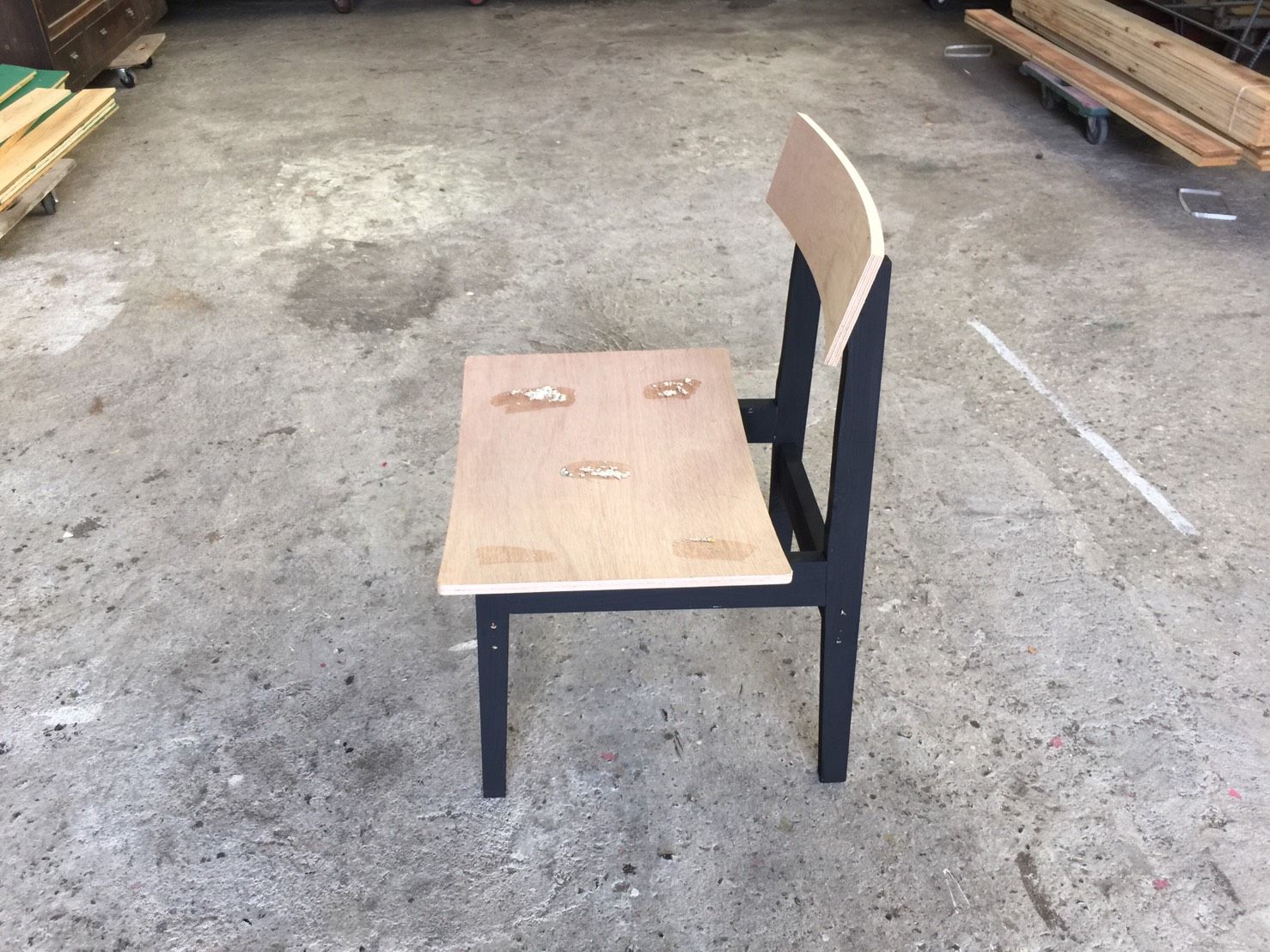 ダイニングチェア試作品