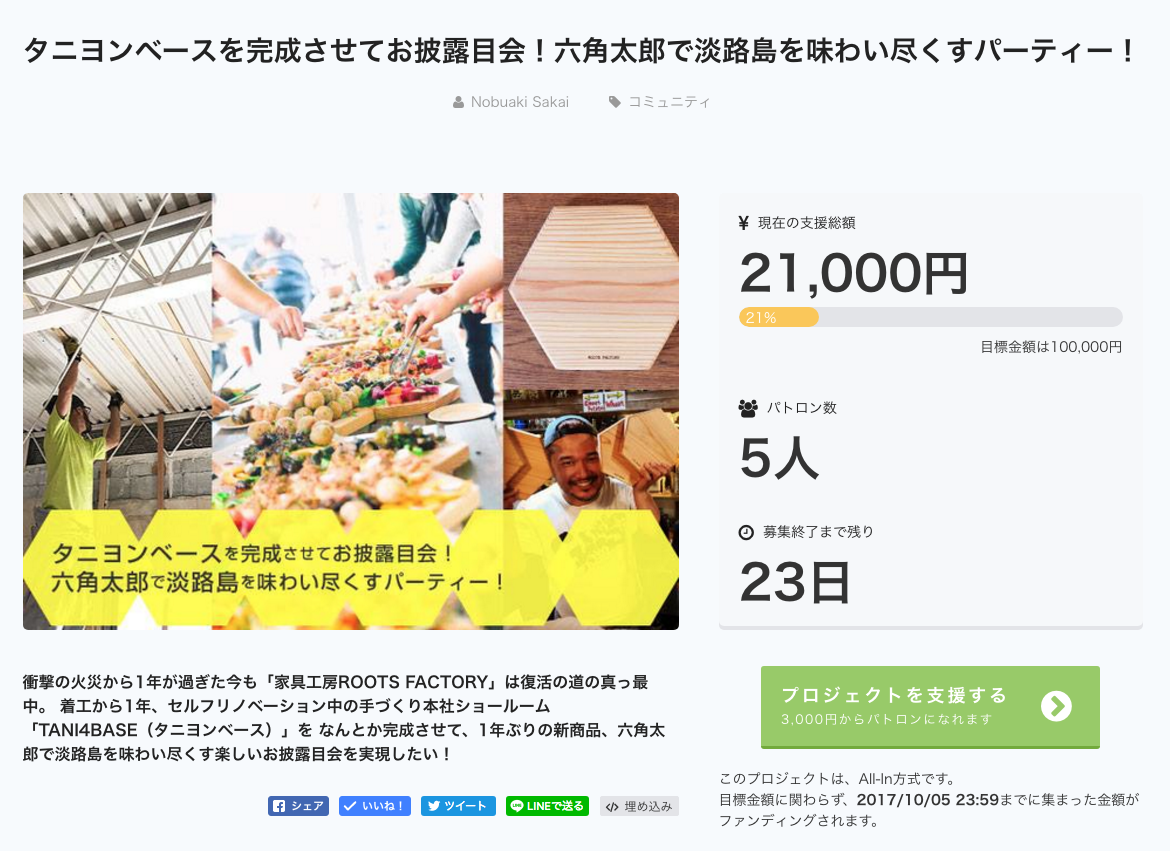 プロジェクト開始しました！クラウドファンディング書けなかった裏話。のイメージ
