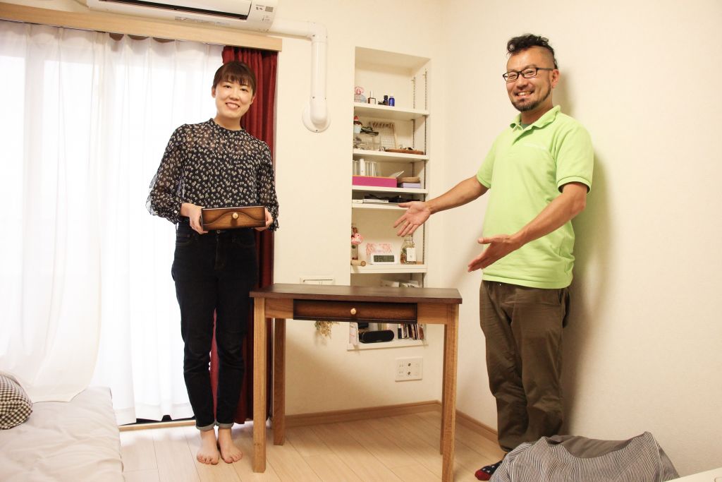 学習机をフラットデスクに　アイキャッチ