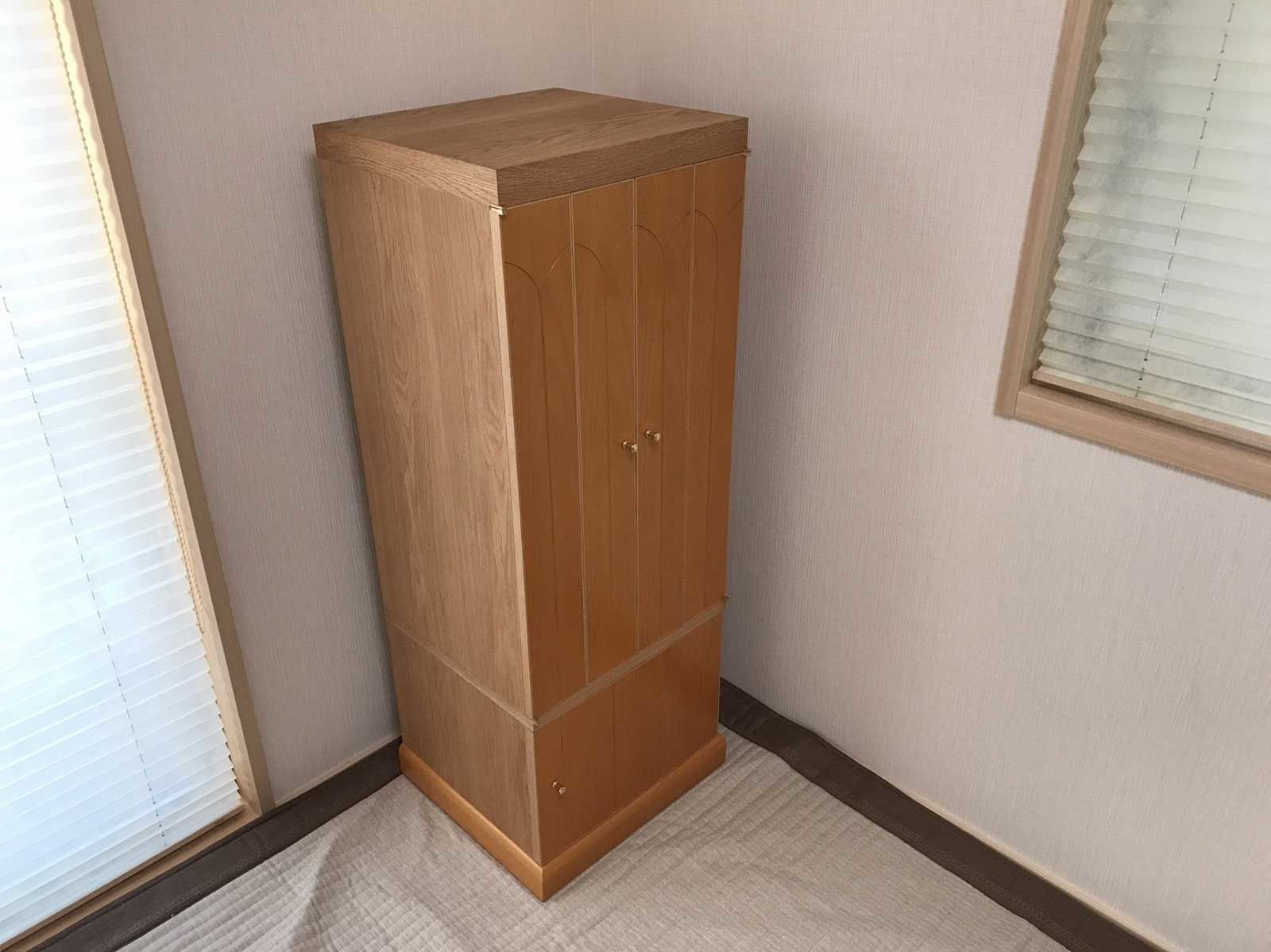 亡くなった旦那様との思い出が詰まった婚礼タンスをお仏壇にリメイク