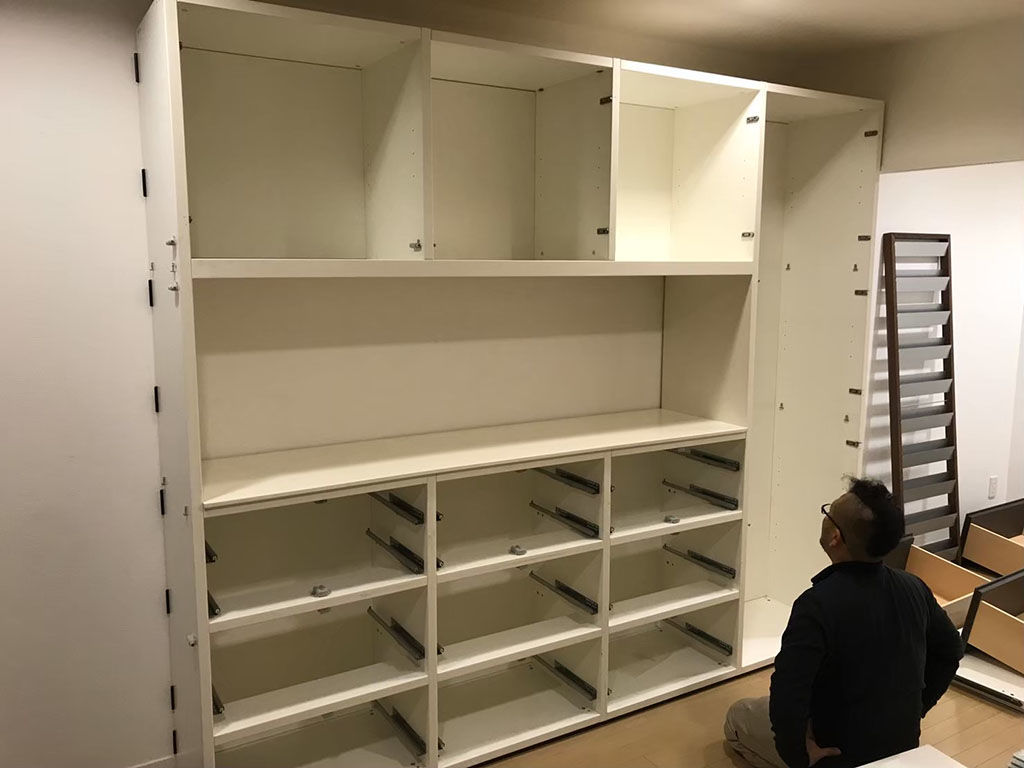 家具の分解手順を考える家具作りたいおっさん