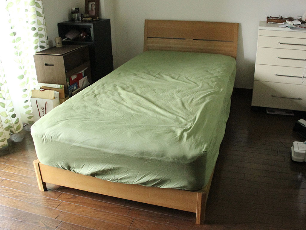 ベッドの高さが低くなりお部屋の空間全体も広々と