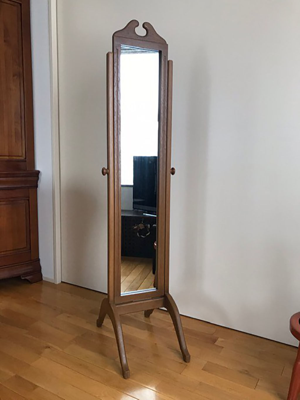 シュバルミラー風姿見を納品させていただいた後お客様からいただいたお写真