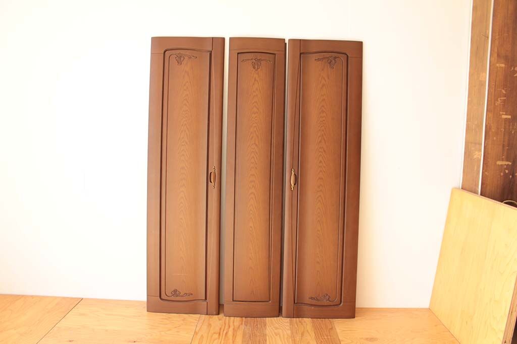 リメイク元　婚礼家具３枚クローゼット扉