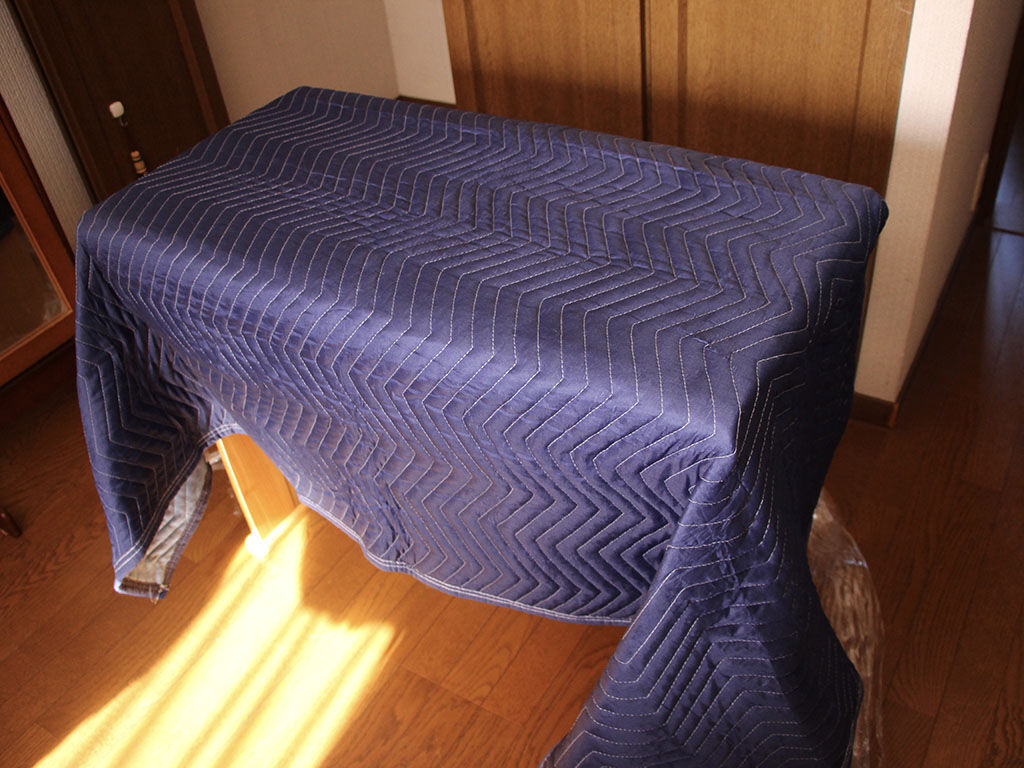 リメイクした学習机の納品、お披露目前