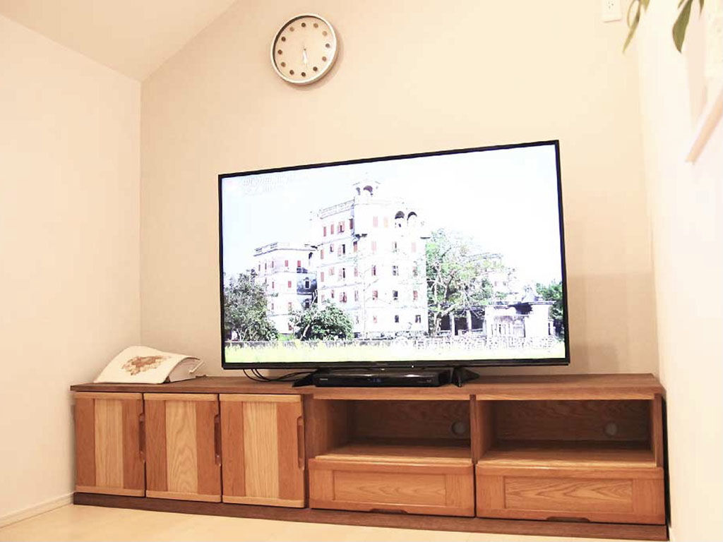 AV機器設置スペースのみオープンタイプのテレビボード