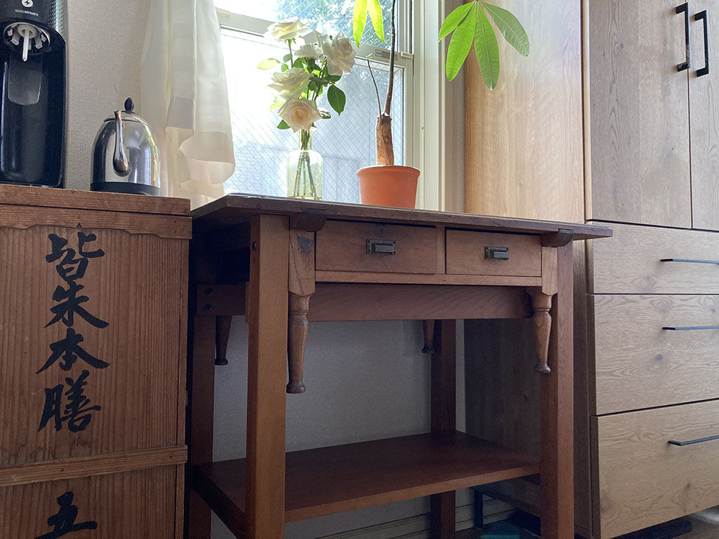 お客様から頂いた、リメイク家具納品後のお写真