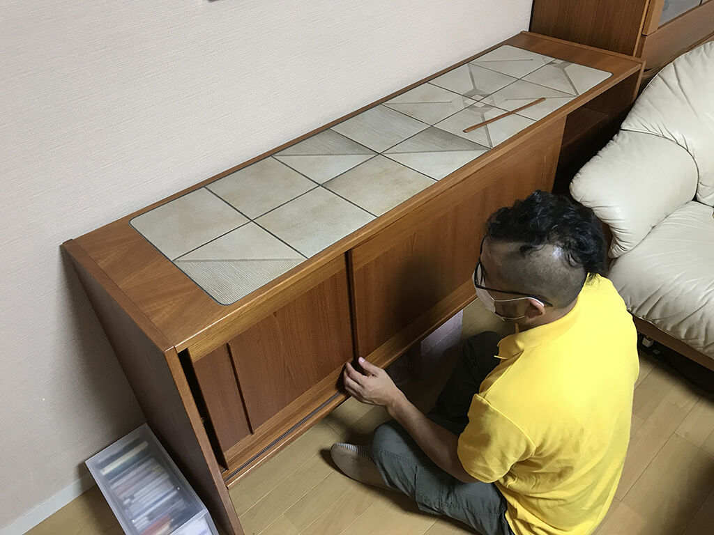家具の仕様を確認しながらどのようにリサイズするかお打ち合わせ