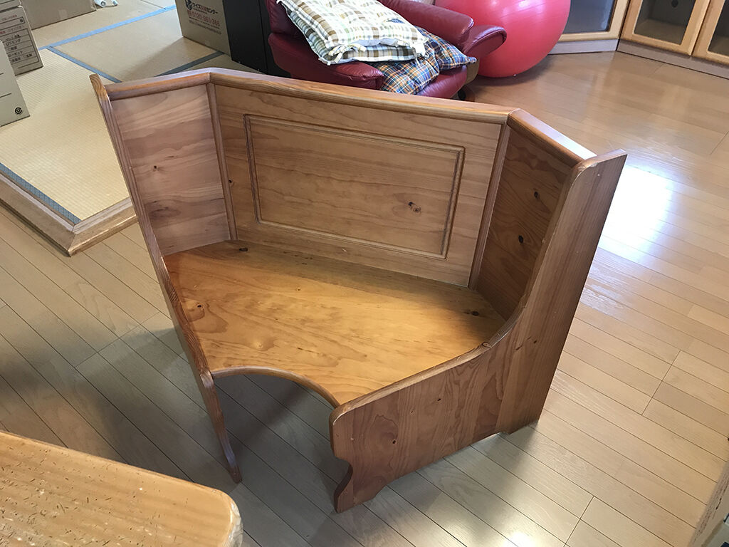 リメイクをご依頼いただいたコーナーベンチ
