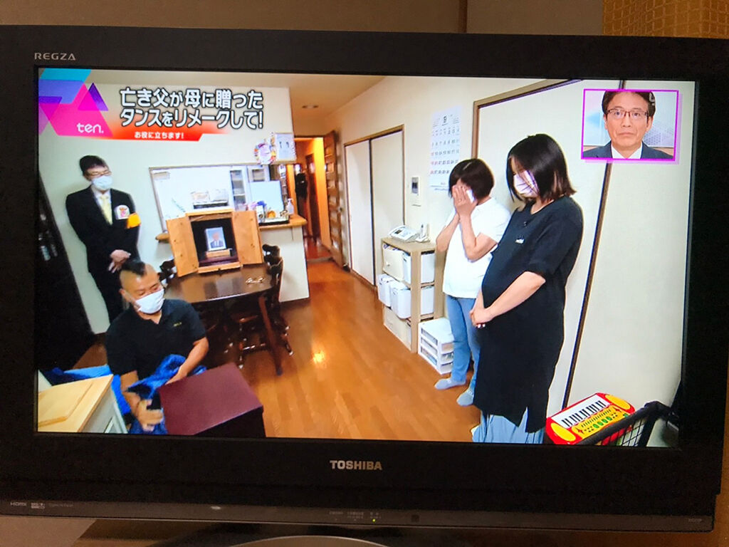 家具のリメイクを喜んでくださったご依頼者様とお母様