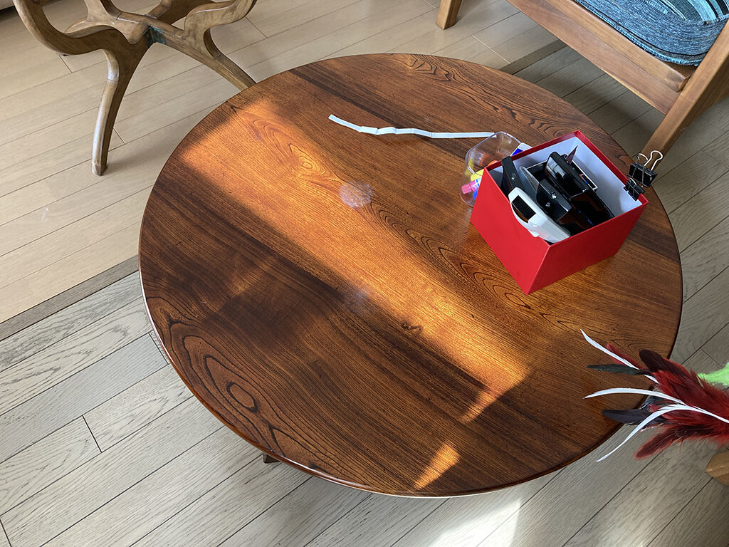 ソファ前テーブルへのリメイクをご依頼いただいたちゃぶ台