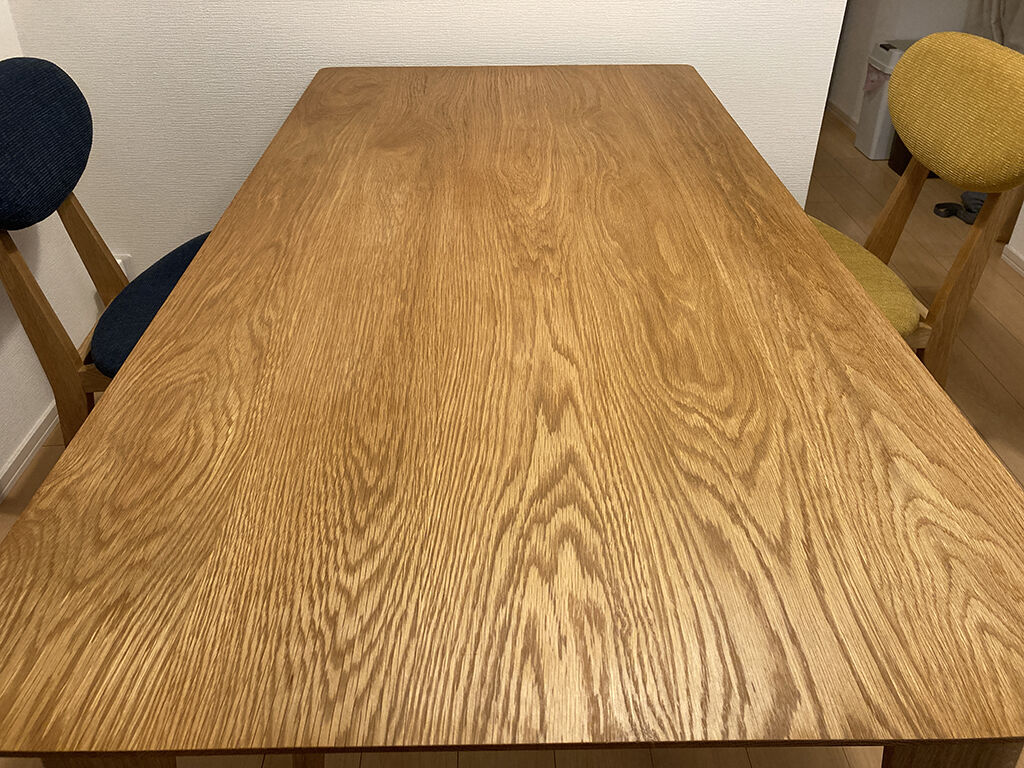 メンテナンス完了したダイニングテーブル
