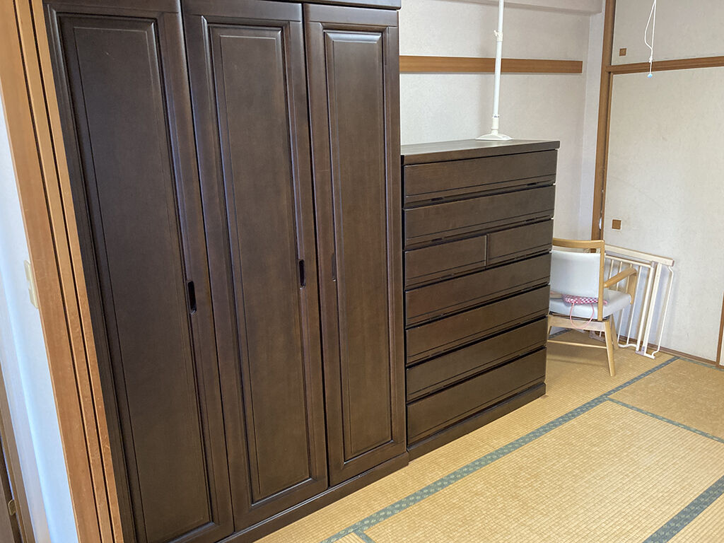 お客様のお家で家具リメイクのお打ち合わせ