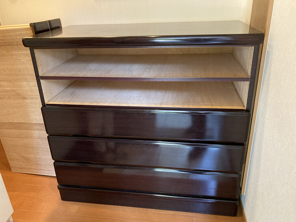 お客様のお家で家具リメイクのお打ち合わせ