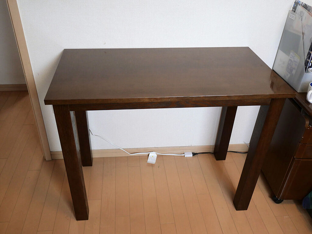 お客様宅に納品した学習机からリメイクしたデスク
