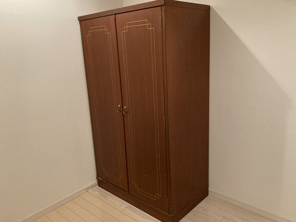 リメイクをご依頼いただいた家具をお引き取りさせていただいた時