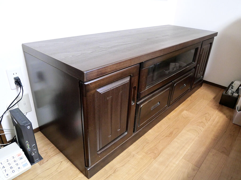 リメイクしてリフォーム後のお部屋にお似合いのテレビ台