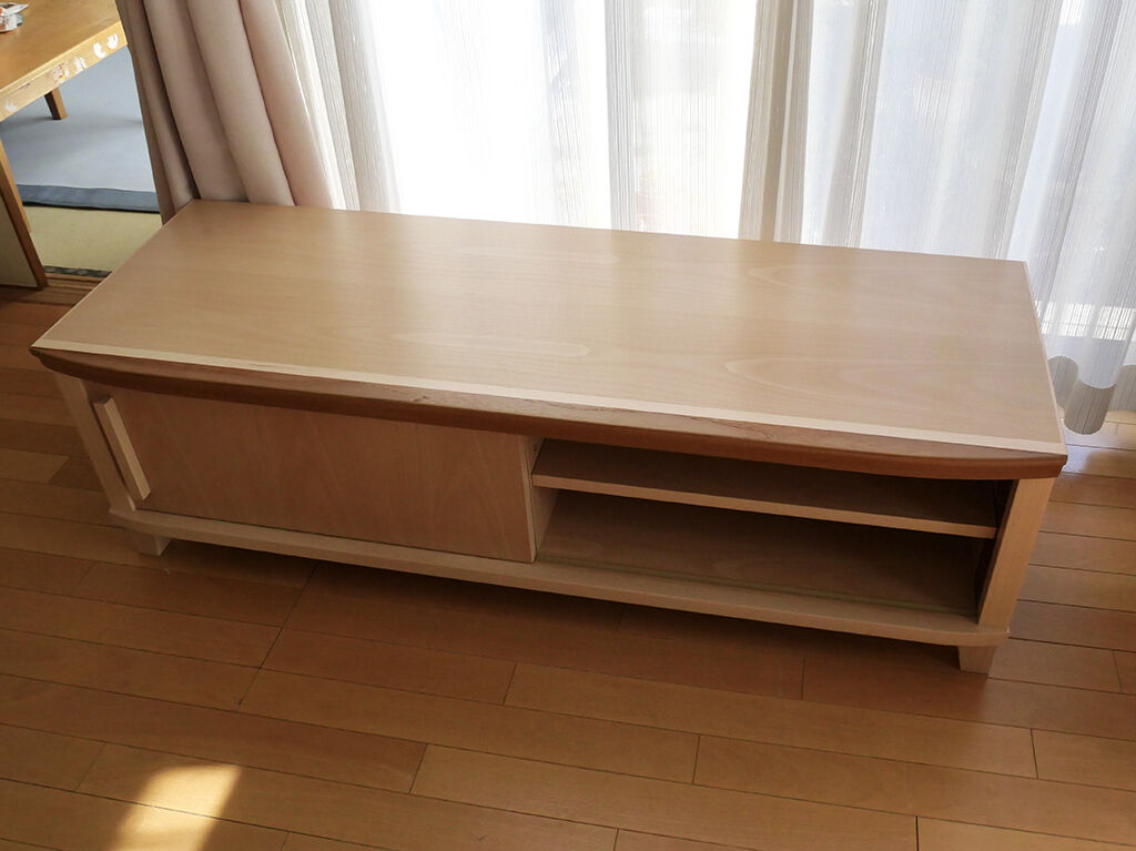 お客様宅に納品したテレビ台