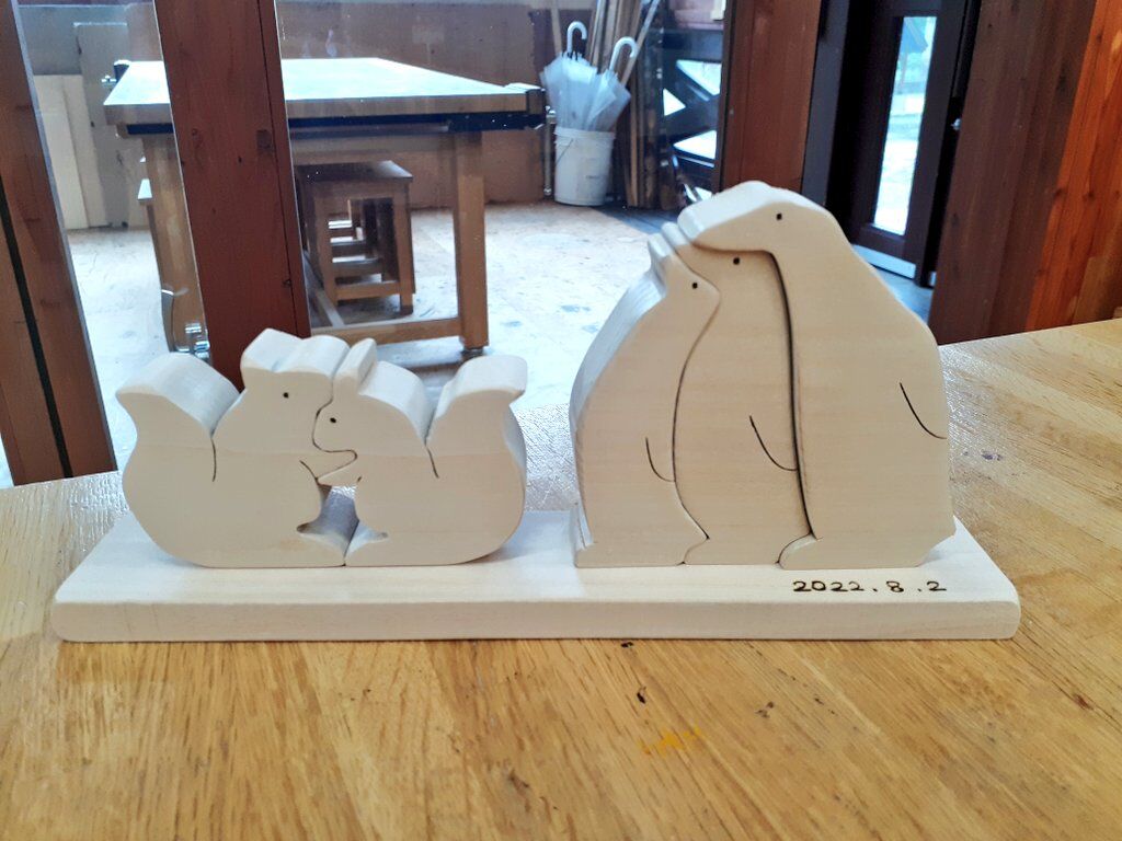 木工クラフトの作品