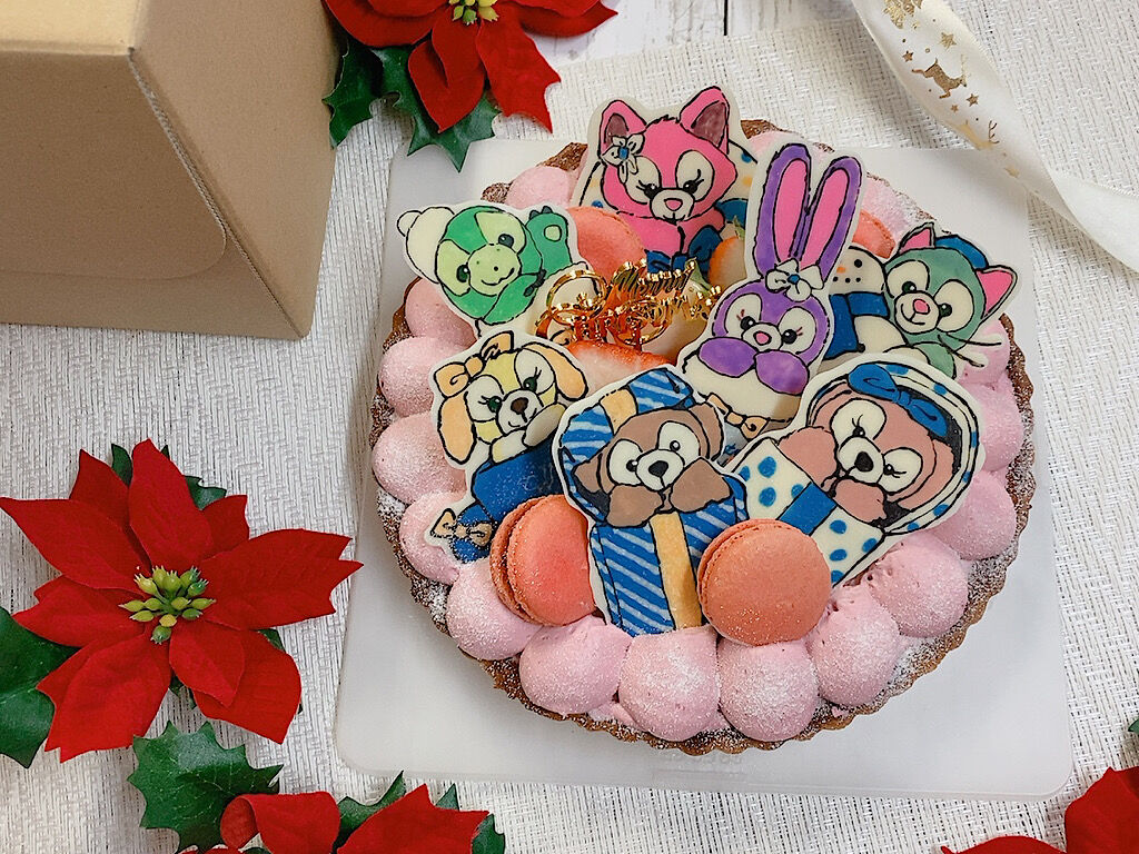 ダッフィーフレンズのクリスマスケーキ