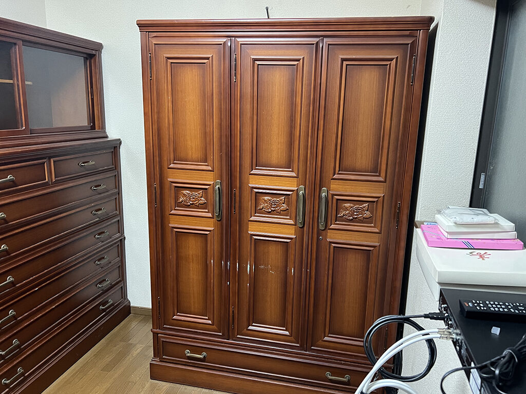 お客様のご実家で使われていた婚礼家具