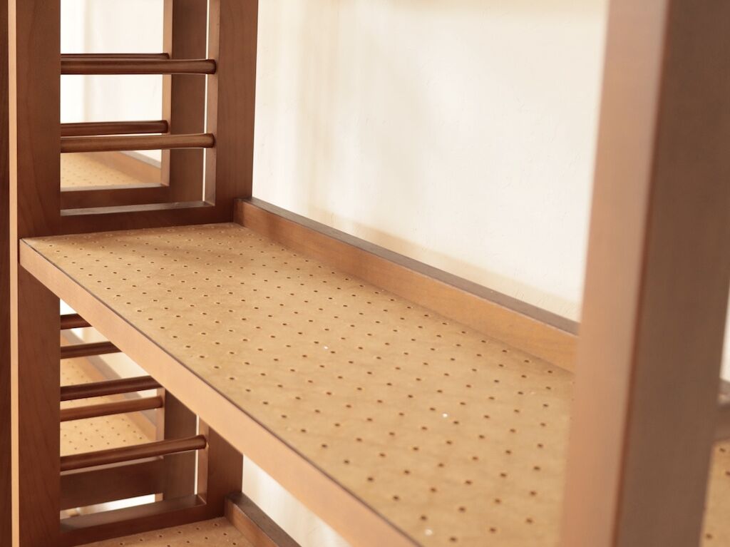 落下防止につけた立ち上がり