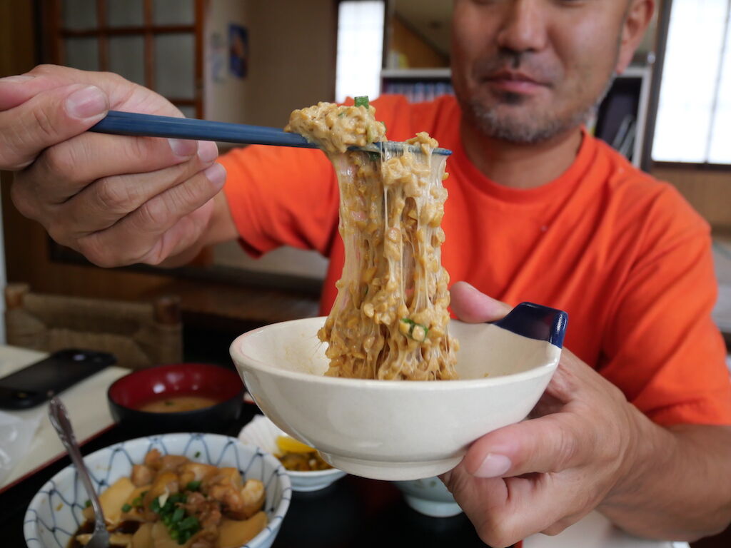 糸の引きが半端ない納豆