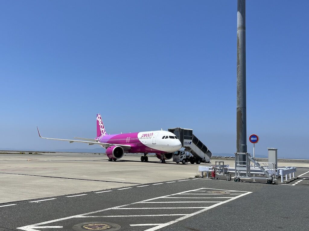 北海道に飛ぶ飛行機