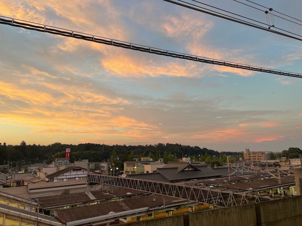 夕日