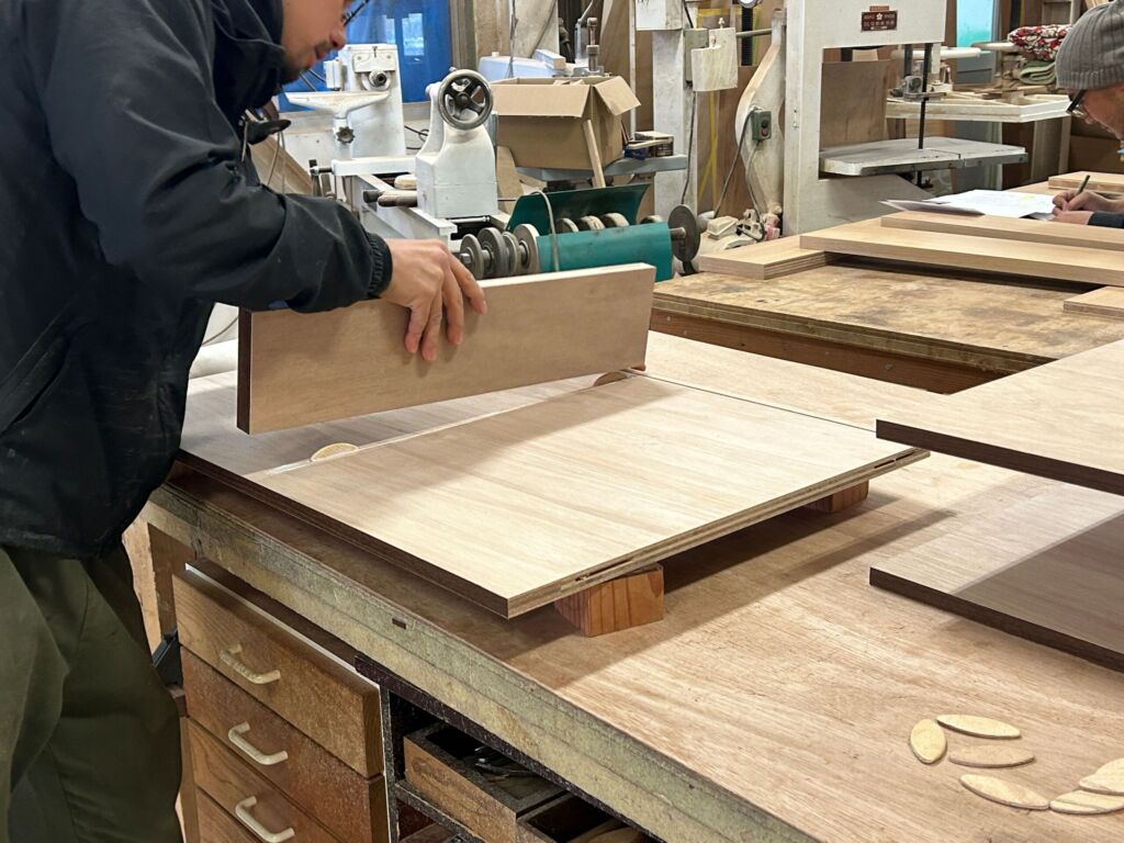 婚礼タンスのリサイズ作業
