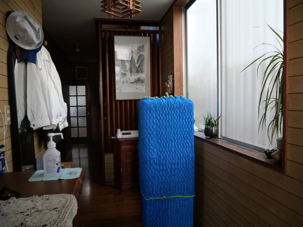 完成品をお客様のご実家に納品