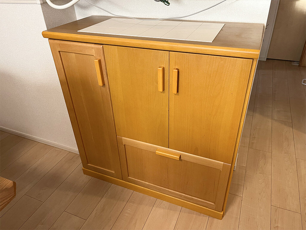 リメイクした家具をお届け、納品